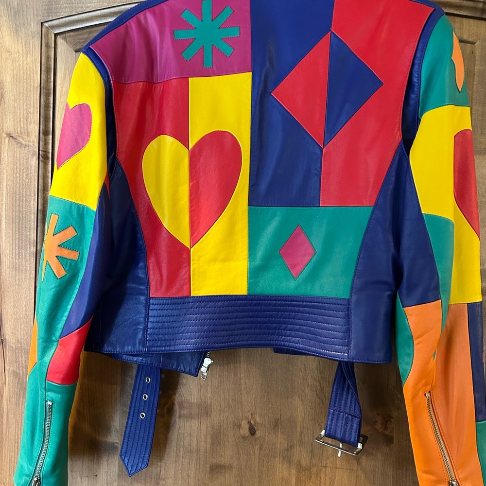 Michael Hoban vintage 1991 quilted biker jacket. Only worn a couple of times.
